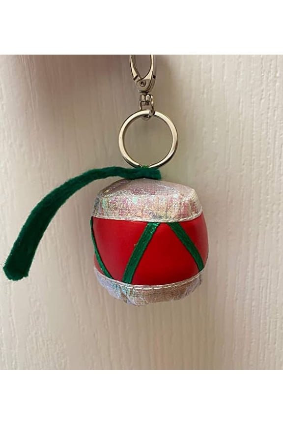 Musical Instrument Drum Musician Mini Plush Soft Stuffed Keychain Key Chain Ring Birthday Christmas Gift New