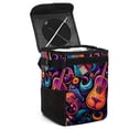 thumbnail image 1 of Musical Instrument Foldable Car Trash Can with Lid - Leak-proof Hanging Storage Bag for Car Trash Bin, Car Garbage Can, 1 of 6