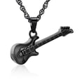 thumbnail image 1 of Musical Instrument Guitar Urn Cremation Necklace for Women&Men Guitar Urn Necklace for Ashes for Loss of Guitarist or Music Lover, 1 of 9