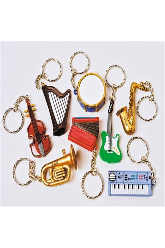 Musical Instrument Keychains