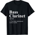 thumbnail image 1 of Musical Instrument Marching Band Bass Clarinet T-Shirt, 1 of 3