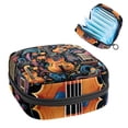 thumbnail image 1 of Musical Instrument Pad Bag Small Bag Canvas Pouch with Zipper Small Pouch with Zipper for Sanitary Napkins Storage, Made of Velvet Fabric, Sponge, 1 of 6
