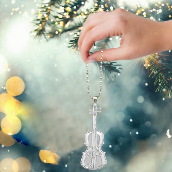 Musical Instrument Pendant Miniature Hanging Ornament Tiny Musical PP for Music Lovers