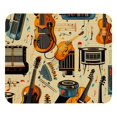 thumbnail image 1 of Musical Instrument Printed Square Mouse Pad, 8.3x9.8 Inch Non-Slip Rubber Bottom Gaming Mouse Pad for Office Use, 1 of 6