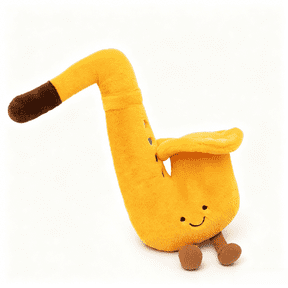 Musical Instrument Series Plush Toy Stuffed Soft Doll Cute Saxophone Pillow Creative Gift