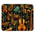 thumbnail image 1 of Musical Instrument Square Desk Mat Mousepad, 8.3x9.8 Inch Non-Slip Rubber Bottom, Printed Gaming Mousepad for Office and Gaming, 1 of 6