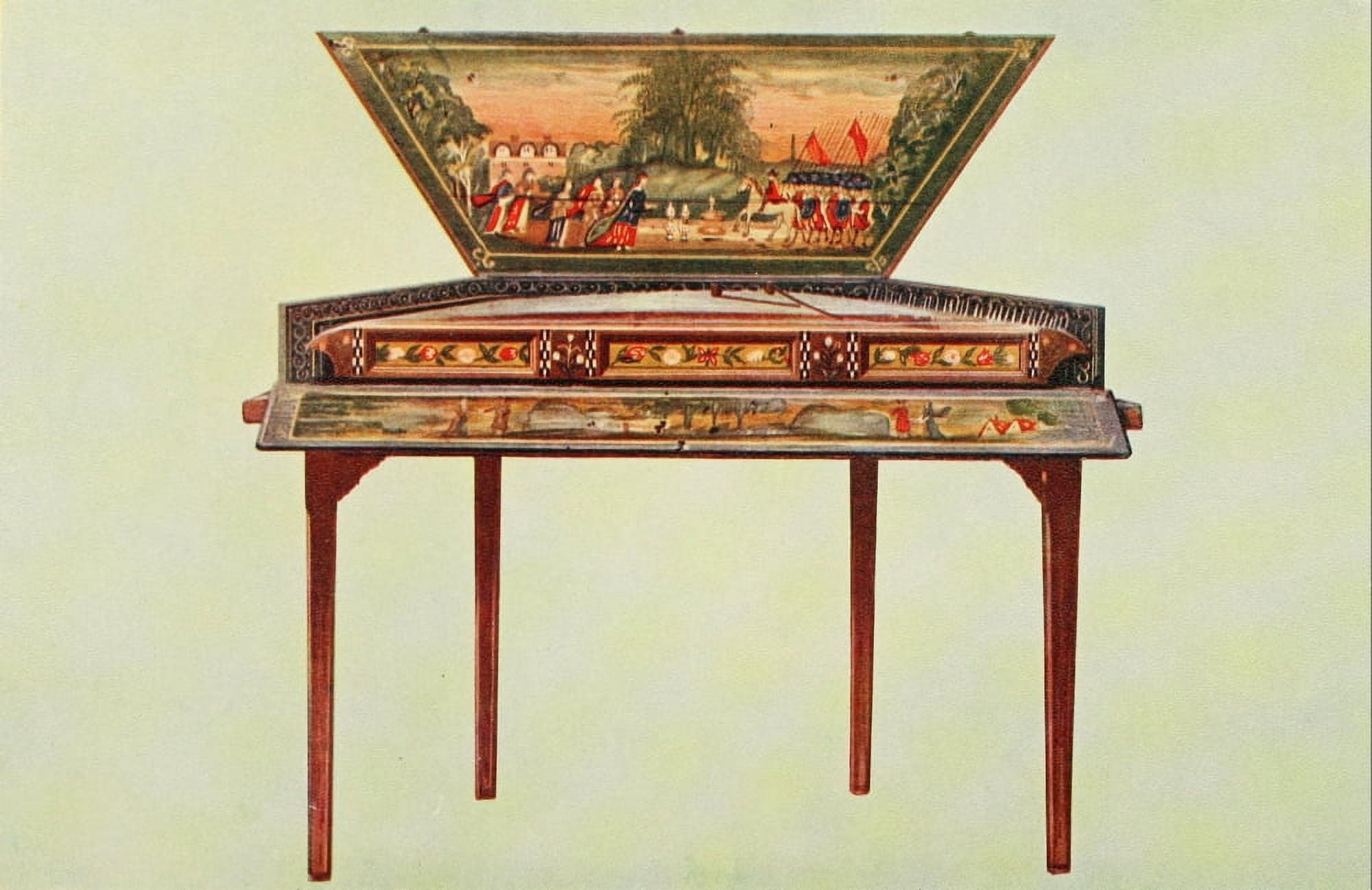 Musical Instruments 1921 Dulcimer Canvas Art - William Gibb (18 x 24)