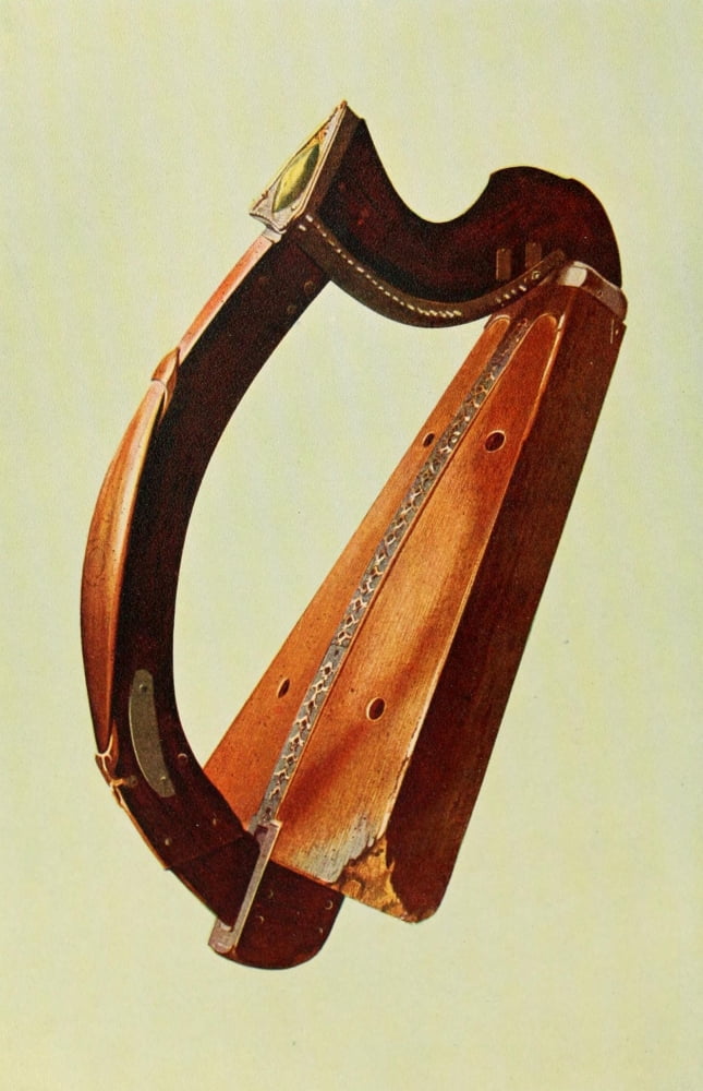 Musical Instruments 1921 Lamont Harp Canvas Art - William Gibb (24 x 36)