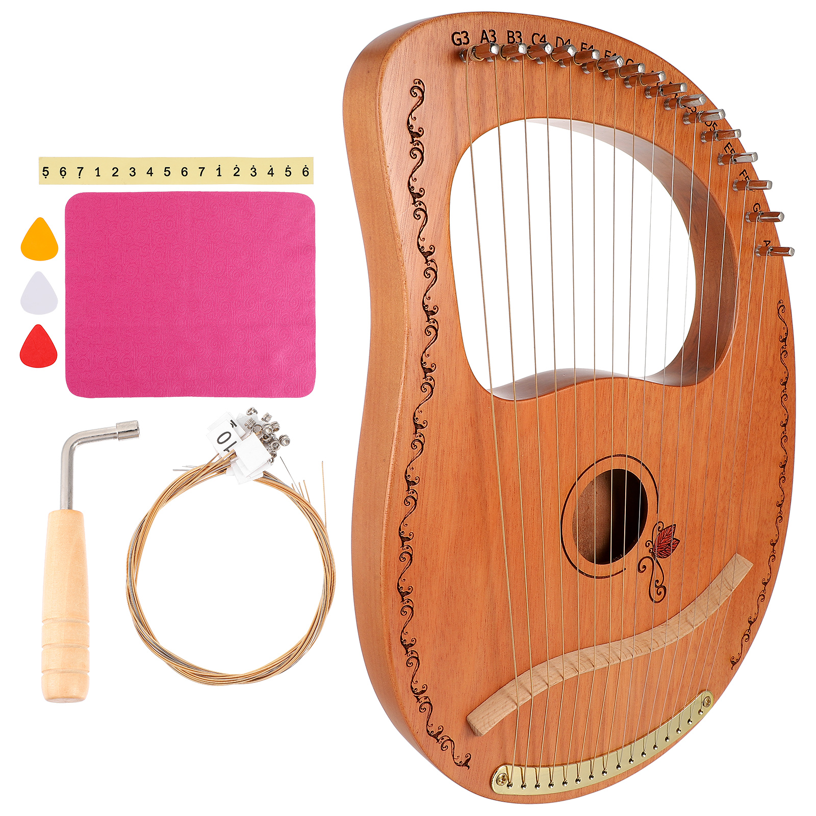 Musical Instruments Harps Lap Harp for Kids Kids Instruments Lyre Harp
