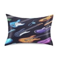 thumbnail image 1 of Musical Instruments Satin Pillowcase 20''x26'' Double-Sided Print Soft Wrinkle Resistant, 1 of 9