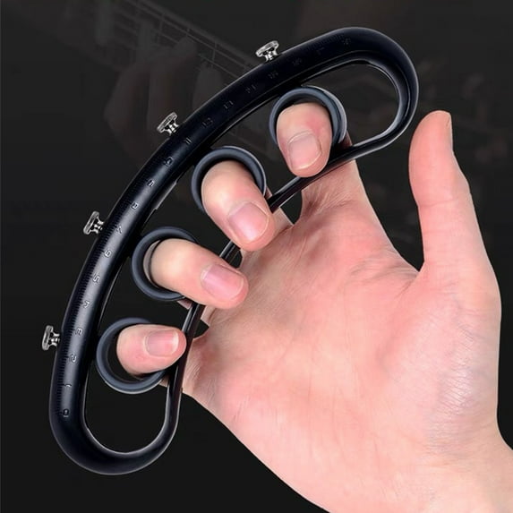 Finger Hand Grip Exerciser for Musicians - Finger Expansion Tool and Strengthener for Piano, Guitar, and Other Instruments