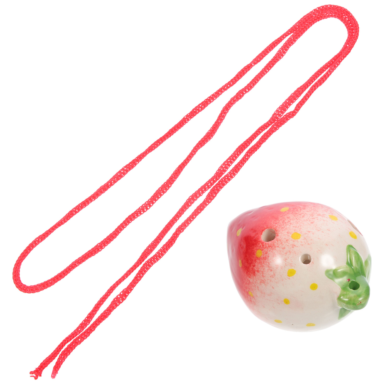 Musical Instruments Strawberry 6 Hole Ocarina Classical Ceramics Child
