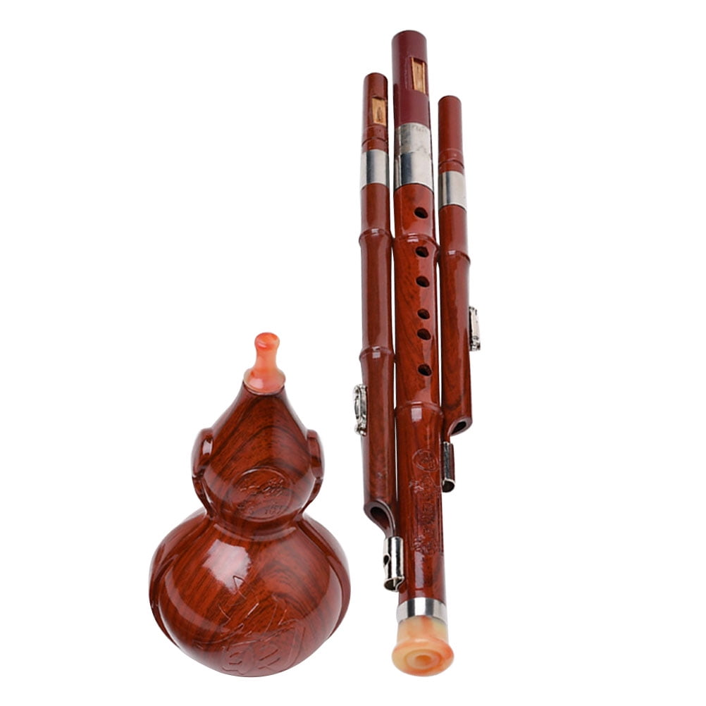 Musical Instruments for Adults Hulusi Gourd Silk Ethnic Style Chinese Cucurbit Flute Major Abs Bakelite Child