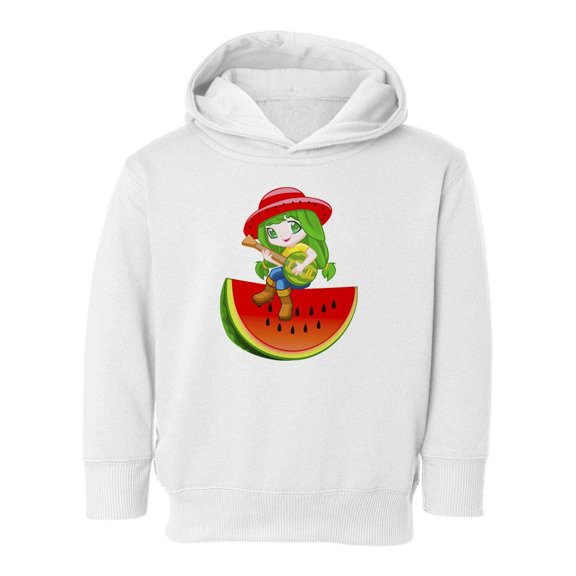 Musical Kid On Watermelon Hoodie Toddler -Image by Shutterstock,  2 Toddler