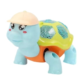 Musical LED Rhythm Walking Turtles Toy Interactive Motor Skill Educational Crawling Gifts For Kids
