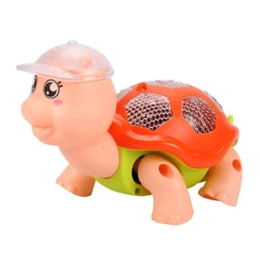 Musical LED Rhythm Walking Turtles Toy Interactive Motor Skill Educational Crawling Gifts For Kids