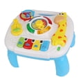 thumbnail image 1 of Musical Learning Table TeqHome Toddler Toys Early Education Activity Center Baby Toys for 1 2 3 Year Old Boys Girls Kids Toddler Birthday Gifts White S, 1 of 11