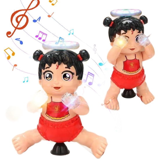 Musical Light-Up Robot Toy - Educational Interactive Tummy Time Baby Infant Toy for 2+ Year Olds, Perfect Christmas Birthday Holiday Gift for Boys Girls