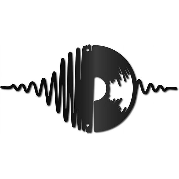 Musical Metal Wall Decor Iron Wall Art Black Note Hollow Sculpture Wall Art Decor Sign Hanging Decoration