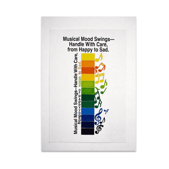 Musical Mood Swings Wall Art - Music Lovers - 13x19 Poster Print