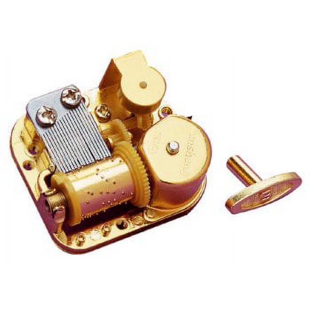 Musical Movement With 18 Notes With Gold Finish Plays "Amazing Grace" Is Ideal For Crafts