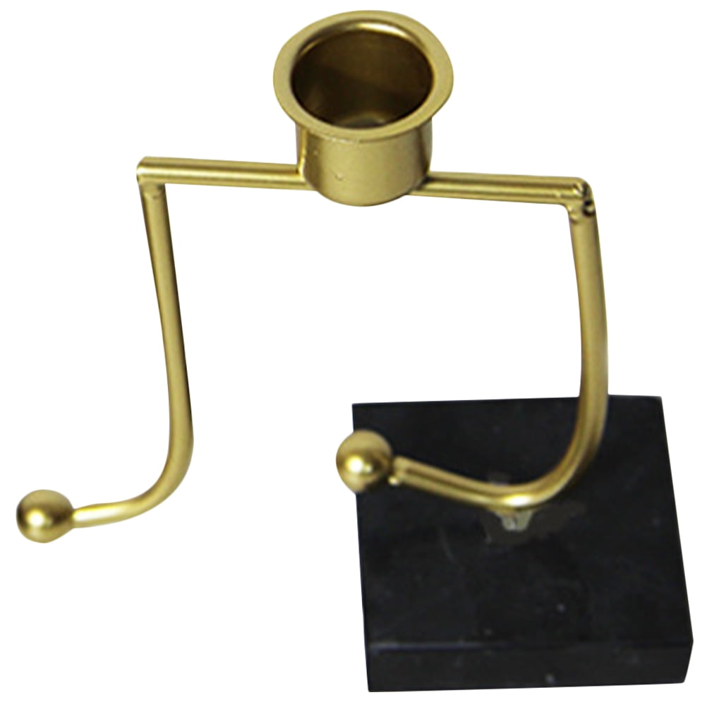 Musical Note Candle Holder Taper Table Ornament for Room Decoration Sculpture Tabletop Tapered