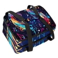 thumbnail image 1 of Musical Note Insulated Double-Layered Lunch Bag with Two Compartments - Large Capacity Hand-Carry Meal Bags for Insulation and Refrigeration - 7.1x11.4x16.1 inches, 1 of 6