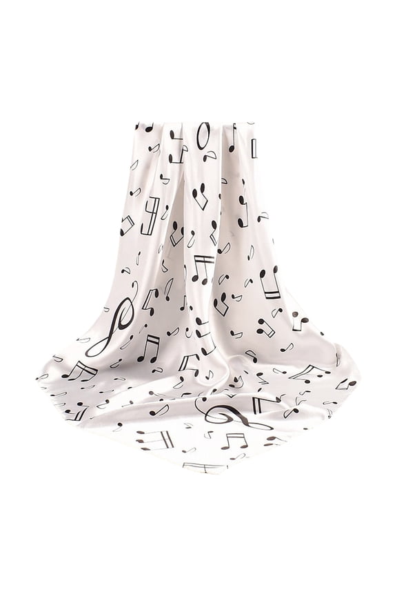 Musical Note Scarf Shawl, Suitable for Various Outdoor Activity and Daily Wear for Casual and Sports Activity