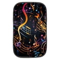 thumbnail image 1 of Musical Note Soft Furry Printed Car Armrest Pad Mat Accessory - 12.5x8.2 Inch Comfortable Armrest Accessories, 1 of 6