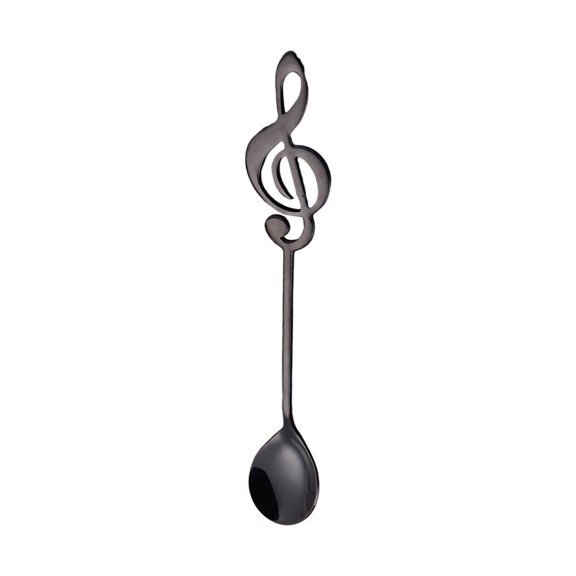 Musical Note Spoons Set Ideal for Music Enthusiasts and Coffee Lovers Stainless Steel Tableware