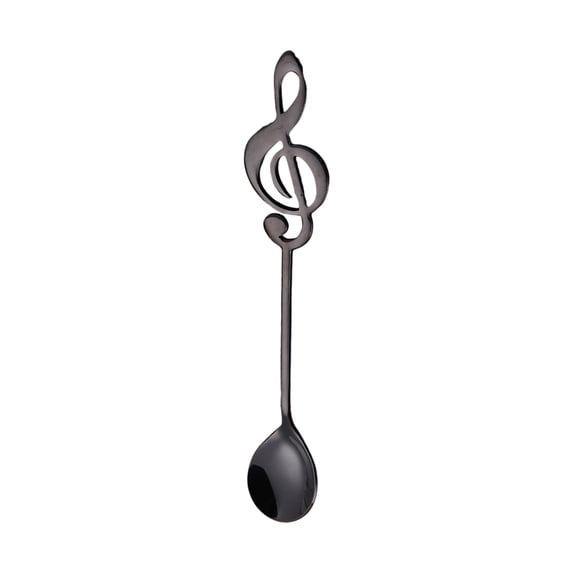 Musical Note Spoons Set Ideal for Music Enthusiasts and Coffee Lovers Stainless Steel Tableware