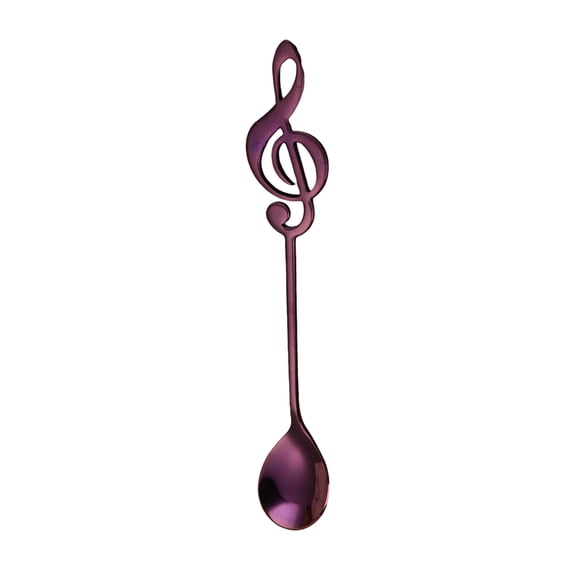 Musical Note Spoons Set Ideal for Music Enthusiasts and Coffee Lovers Stainless Steel Tableware