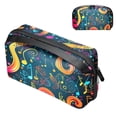 thumbnail image 1 of Musical Note Travel Organizer Hard Drive Bags Cable Organizer Multi USB Cable Organizer Oxford Cloth Waterproof Electronics Storage Bag 5.9x9.44x3.14 in, 1 of 6