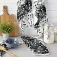 thumbnail image 1 of Musical Note Watercolor Splash Microfiber Kitchen Hand Towel Dish Cloth Tableware Household Cleaning Towel Utensils for Kitchen, 1 of 6
