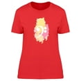 thumbnail image 1 of Musical Note With Colorful Back T-Shirt Women -Image by Shutterstock, Female Large, 1 of 2
