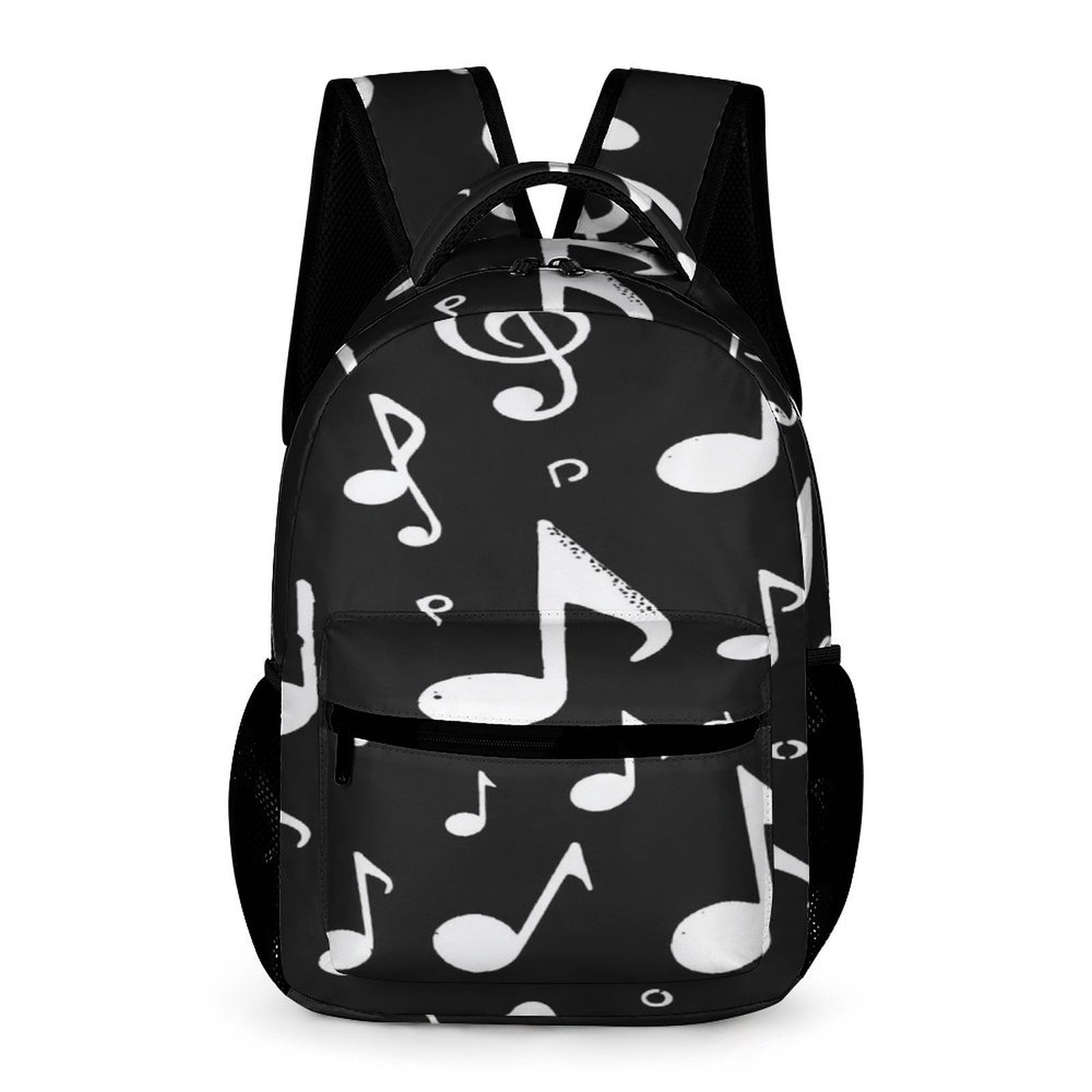 Musical Notes Background Backpack Student Bookbag School Bag Laptop ...