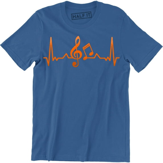 Musical Notes Heartbeat Love Music Singer Dancer Musician Gift T-Shirt