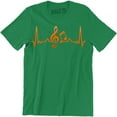 thumbnail image 1 of Musical Notes Heartbeat Love Music Singer Dancer Musician Gift T-Shirt, 1 of 4