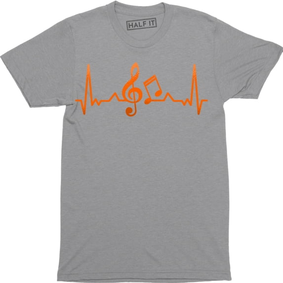 Musical Notes Heartbeat Love Music Singer Dancer Musician Gift T-Shirt