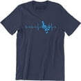thumbnail image 1 of Musical Notes Heartbeat Love Music Singer Dancer Musician Gift Tee Shirt, 1 of 4