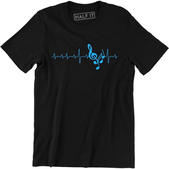 Musical Notes Heartbeat Love Music Singer Dancer Musician Gift Tee Shirt