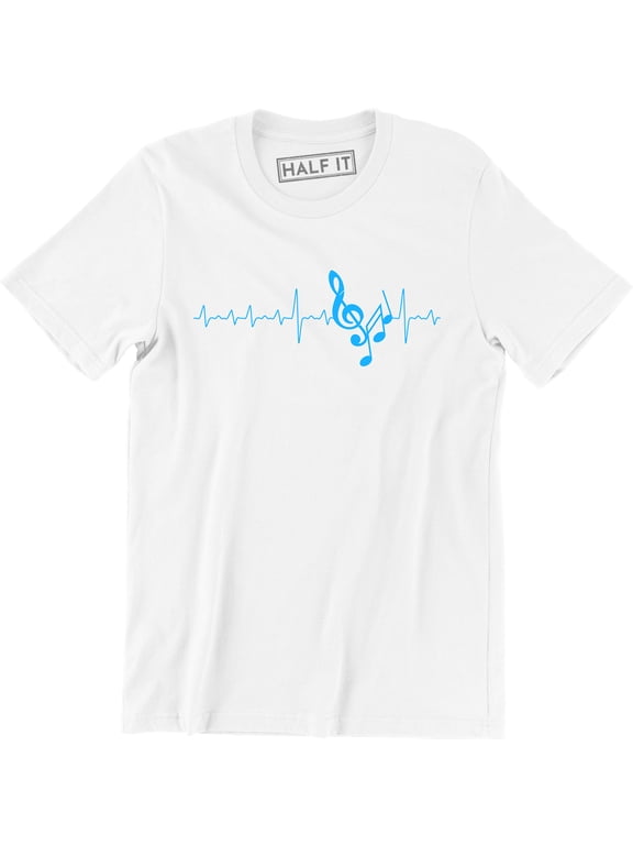 Musical Notes Heartbeat Love Music Singer Dancer Musician Gift Tee Shirt