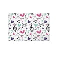 thumbnail image 1 of Musical Notes Love Pattern Mat Rectangle  -Image by Shutterstock,, 1 of 3