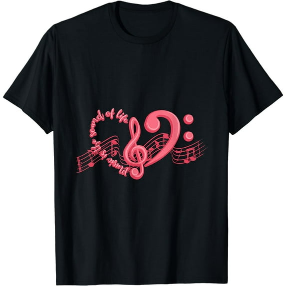 Musical Notes Pianist Or Music Teacher T-Shirt
