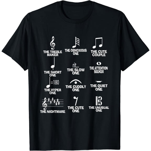 Musical Notes Symbol Definition Humor Funny Christmas Gift Short Sleeve T-Shirt