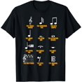 Musical Notes Symbol Definition Humor Musician TShirtXL