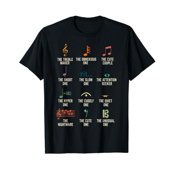 Musical Notes Symbol Definition - Humor Musician T-Shirt