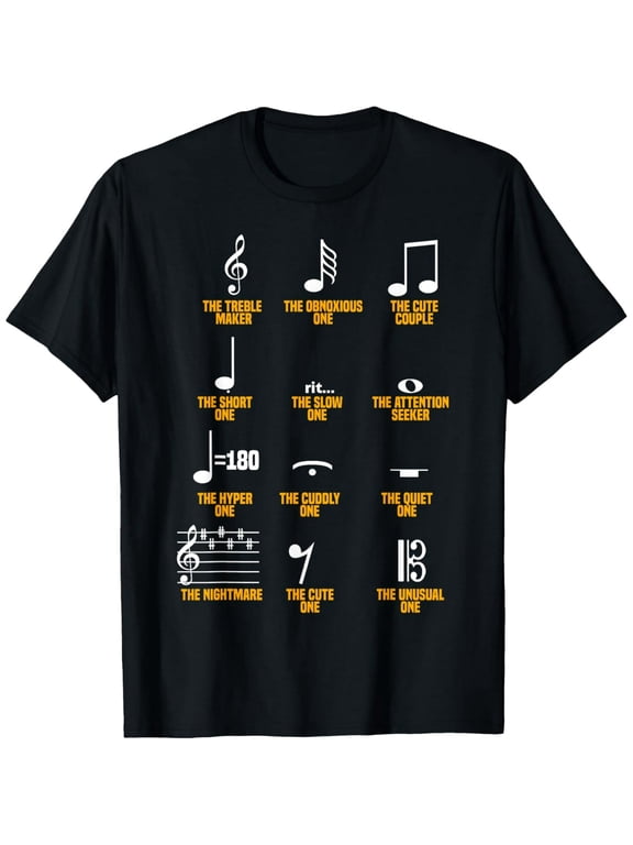Musical Notes Symbol Definition - Humor Musician T-Shirt