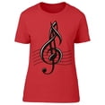 thumbnail image 1 of Musical Notes. T-Shirt Women -Image by Shutterstock, Female 3X-Large, 1 of 2