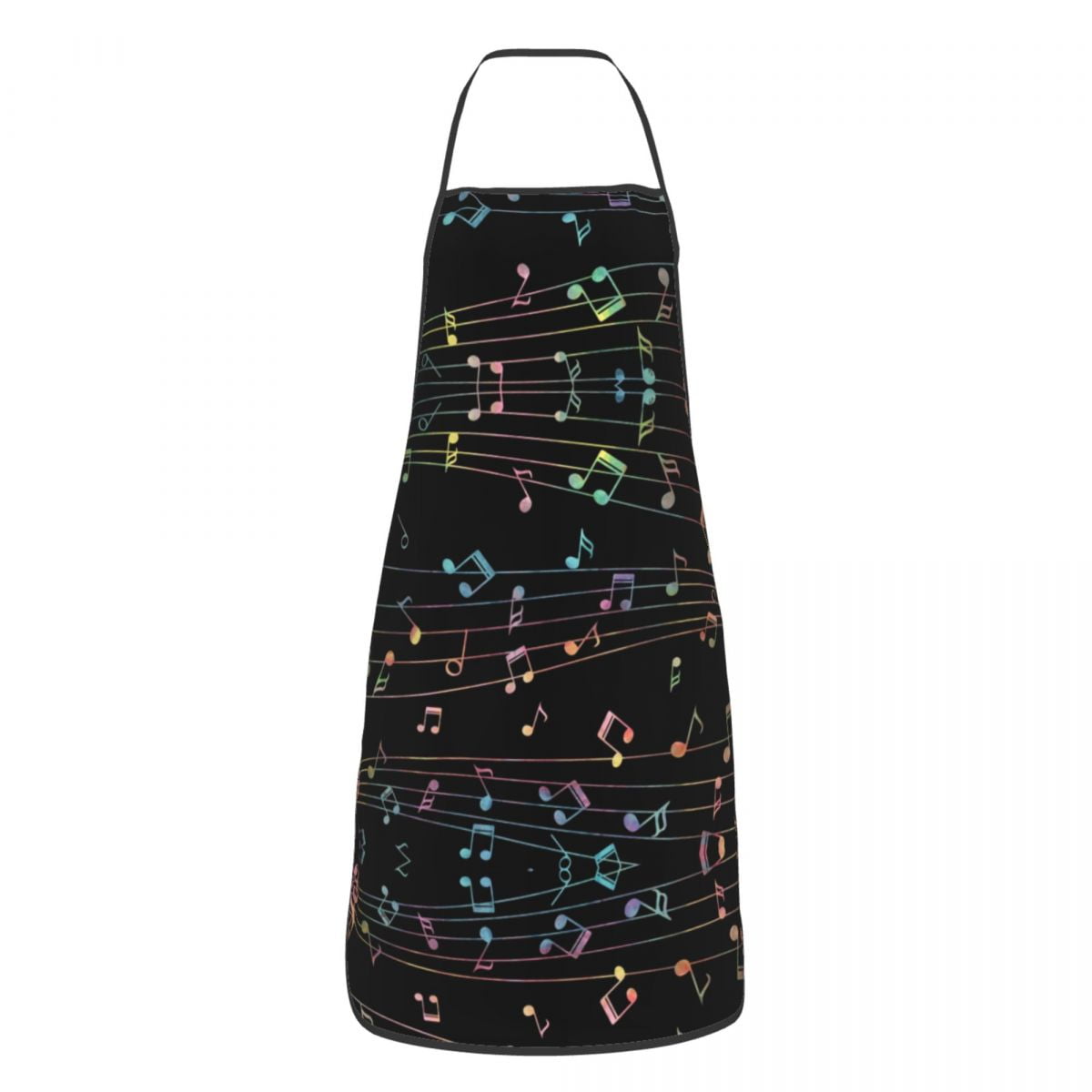 Musical Notes With Space Galaxy Aprons for Women Men Composer Pianist